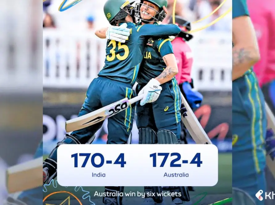 India vs Australia Women's T20 World Cup Match Analysis